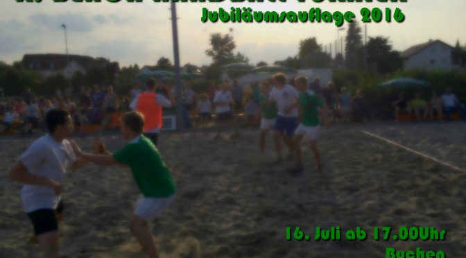 X. Beachhandballturnier 2016